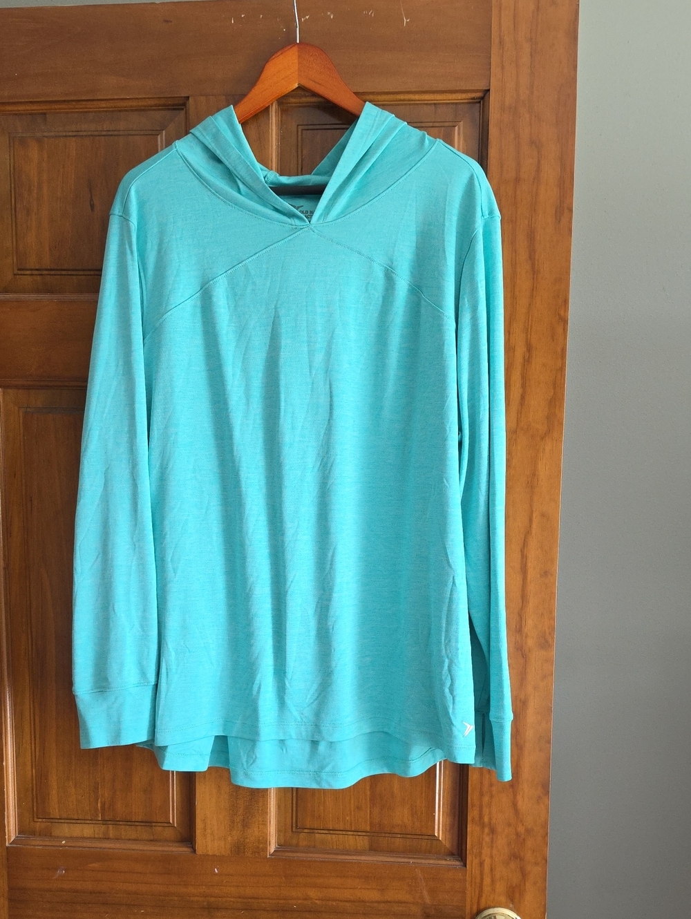 Old Navy Lightweight Hooded Sweater - Teal Blue